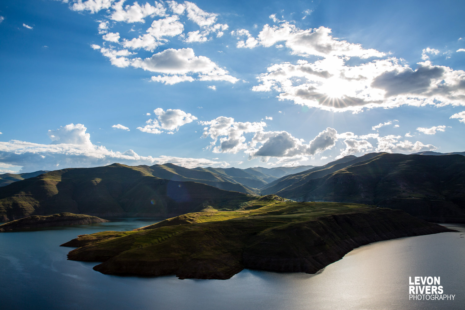 Katse Dam Sun